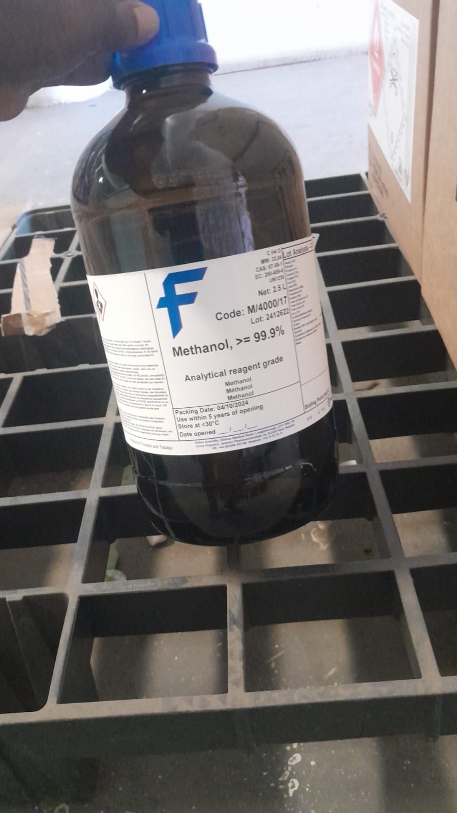 Methsnol 99.9% Thermofisher 2.5L