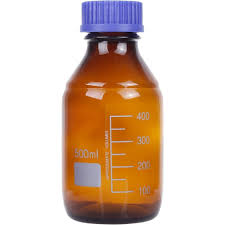 MEDIA CULTURE BOTTLE AMBER 500ML (BOROSIL®)