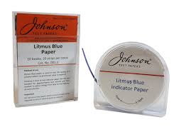 LITMUS PAPER BLUE (JOHNSON-UK) PKT 200 LEAVES