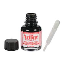WHITE BOARD MARKER INK 20ML (BLACK)