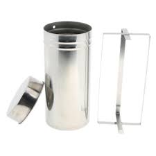 STERILIZING CAN FOR PETRI DISH STAINLESS STEEL