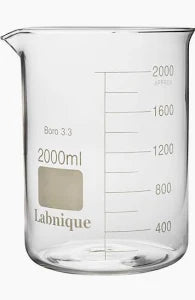BEAKER 2000ML (GRIFFCHEM BORO 3.3)-WITHOUT GRADUATION