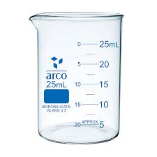 BEAKER 25ML (BOROSILICATE)