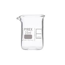 BEAKER 25ML (PYREX)