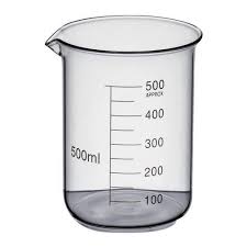 BEAKER 500ML (BOROSILICATE)