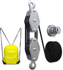 BLOCK & TACKLE FOR TRIPLE PULLEY SYSTEM