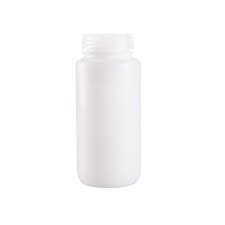 BOTTLE WIDE MOUTH WITH SCREW CAP HDPE 500ML