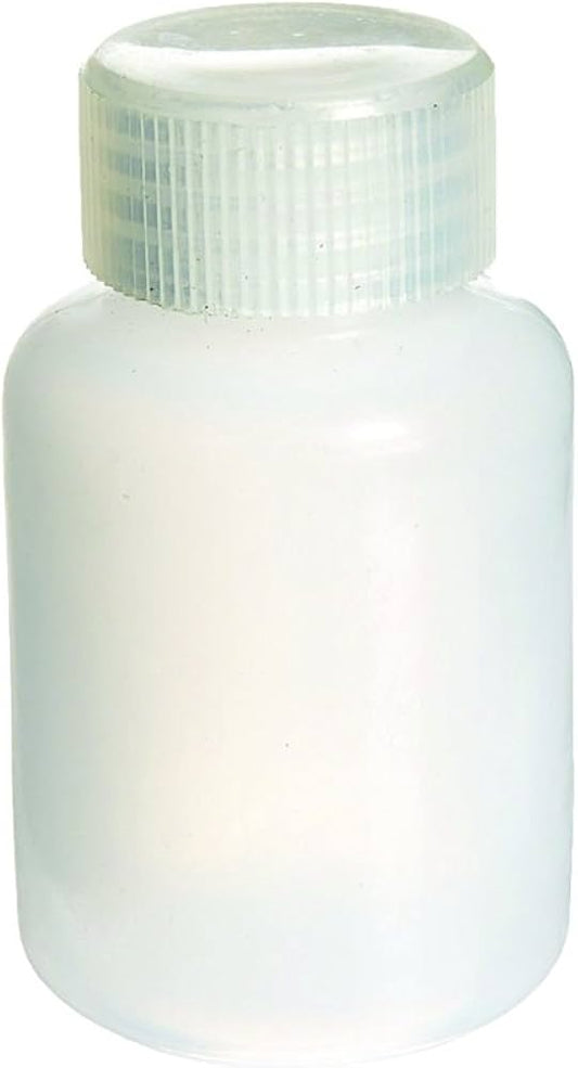 BOTTLE WIDE MOUTH WITH SCREW CAP HDPE 60ML