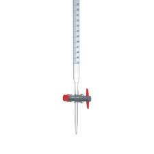 BURETTE 50ML-CLASS B RED PTFE STOPCOCK (PYREX)-WHITE PACKING