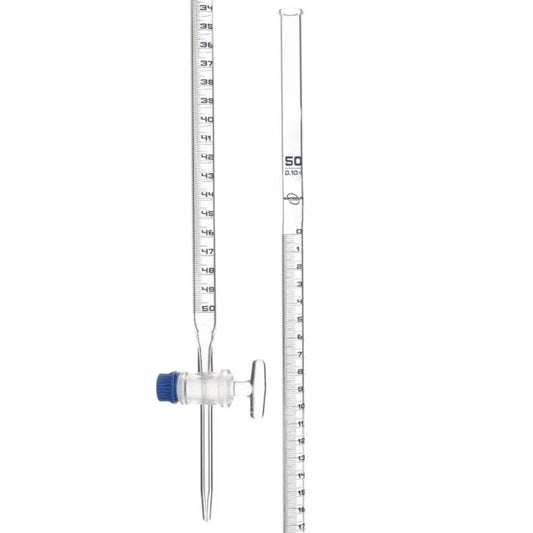 BURETTE 50ML-GLASS STOPCOCK (CZECH)