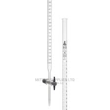 BURETTE 50ML-PTFE STOPCOCK INDIA GRIFFCHEM