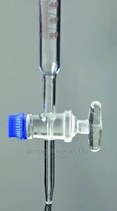 BURETTE 50ML-RUBBER WITH BEAD AND GLASS TIP (CHINA)