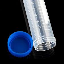CENTRIFUGE TUBE PLASTIC STOPPERED