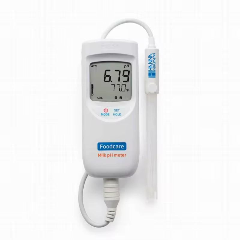Hanna HI99162 Portable pH Meter for Cheese & Dairy