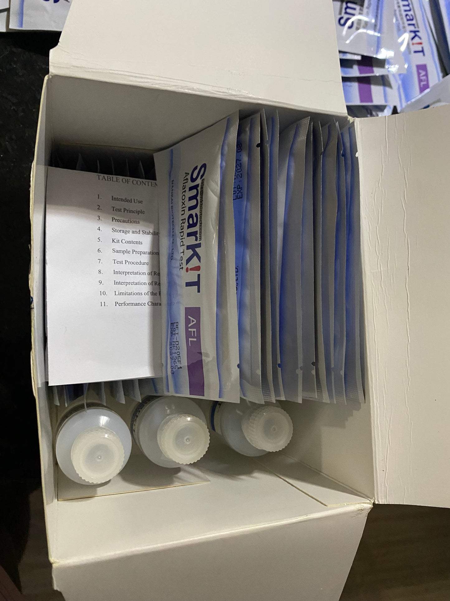 TOTAL AFLATOXIN SMART KIT (STRIPS)