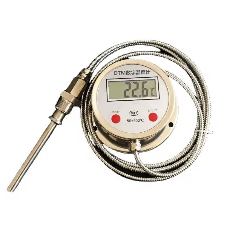 Industrial digital LCD thermometer 0.1C air/water