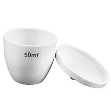 CRUCIBLE WITH LID 50ML