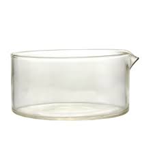 CRYSTALLISING DISH GLASS 90MM CHINA