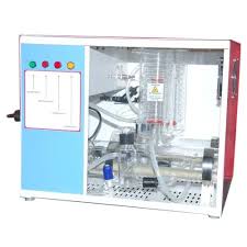 DISTILLATION UJNIT DOUBLE 4 L/H (BOROSIL®) ELECTRIC CABINET