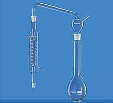DISTILLING APP.,AMMONIA,WITH GRAHAM CONDENSER, IC JOINT(BOROSIL®)-3340024