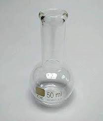 FLASK BOILING-FLAT BOTTOM 50ML (GRIFFCHEM BORO 3.3)