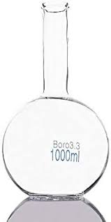 FLASK BOILING-FLAT BOTTOM 1000ML (GRIFFCHEM BORO 3.3)