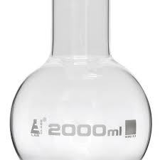 FLASK BOILING-FLAT BOTTOM 2000ML (GRIFFCHEM BORO 3.3)
