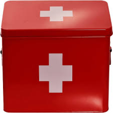 FIRST AID BOX LARGE METAL BOX***