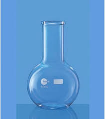 FLASK BOILING-FLAT BOTTOM 2000ML (BOROSIL®)