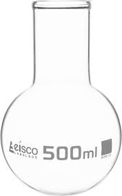 FLASK BOILING-ROUND BOTTOM 500ML (BOROSILICATE)