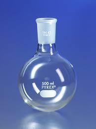 FLASK BOILING-ROUND BOTTOM 500ML (PYREX)