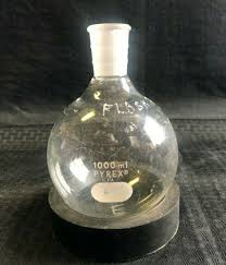 FLASK BOILING-ROUND BOTTOM 1000ML (PYREX)