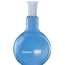 FLASK BOILING-FLAT BOTTOM 1000ML, JOINT 34/35 (BOROSIL®)