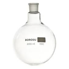 FLASK BOILING- ROUND BOTTOM 2000ML, JOINT 29/32 (BOROSIL®)