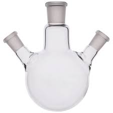 FLASK BOILING-ROUND BOTTOM 3 NECK 250ML, 24/29, 14/23 (BOROSIL®)