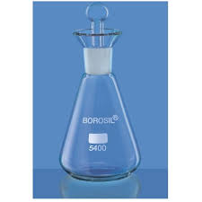 FLASK,IODINE DETERMINATION I/C STOPPER 24/29 250ML (BOROSIL®)