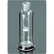 GAS WASH BOTTLE ALL GLASS 50ML