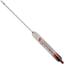 HYDROMETER BRIX WITH THERMOMETER 20C, 0-10 (LIMCO)