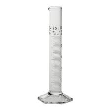 MEASURING CYLINDER 25ML GLASS (GRIFFCHEM)