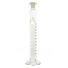 MEASURING CYLINDER WITH STOPPER 100ML (BOROSIL®)