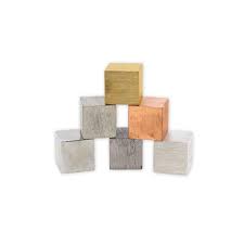 METAL CUBES (SET OF SIX)