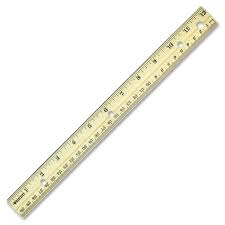 METER RULE HALF (HARDWOOD)