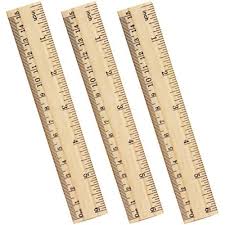METER RULE(HARDWOOD)-121G