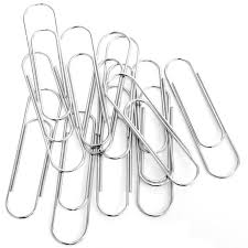 PAPER CLIP METALLIC 5CM