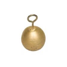 PENDULUM BOB BRASS 1/2"