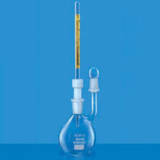 PYKNOMETER WITH THERMOMETER 50ML (BOROSIL®)-1627012