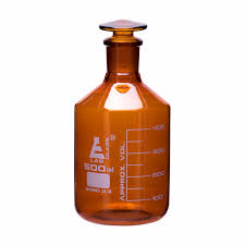REAGENT BOTTLE 500ML (AMBER) MBL