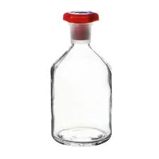 REAGENT BOTTLE WITH PLASTIC STOPPER 250ML (CLEAR) GRIFFCHEM