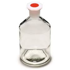 REAGENT BOTTLE WITH PLASTIC STOPPER 1000ML (CLEAR) GRIFFCHEM