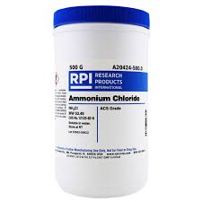 AMMONIUM CHLORIDE PURIFIED 500G GRIFFCHEM